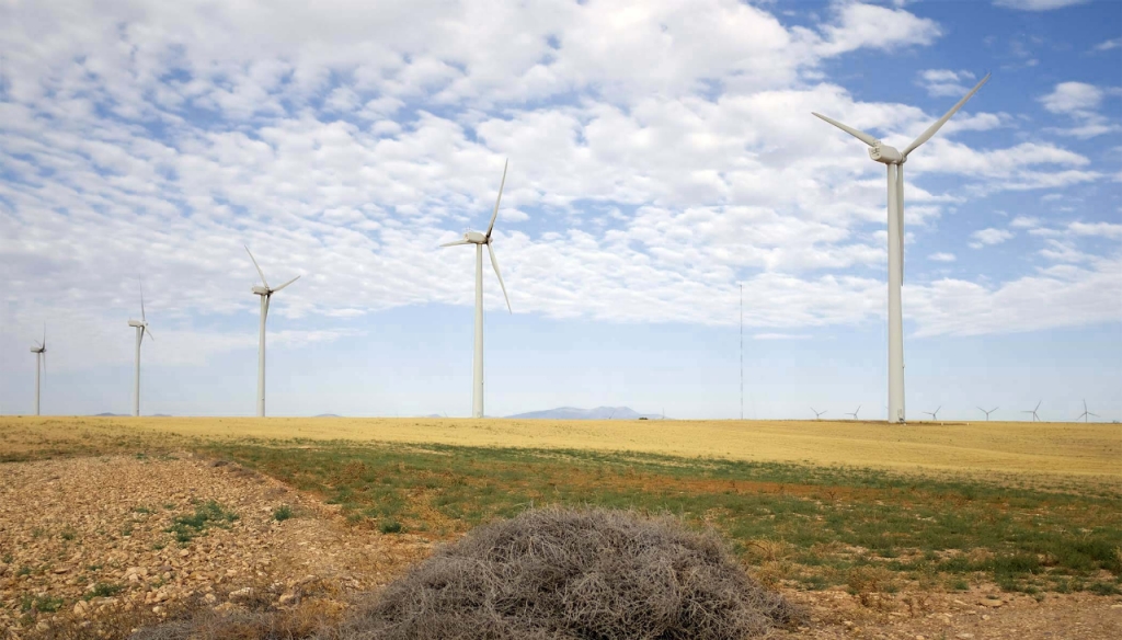 wind turbines